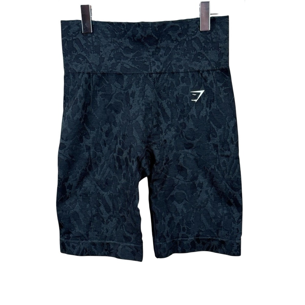 Gymshark womens Sz S green multi adapt Animal seamless bike shorts